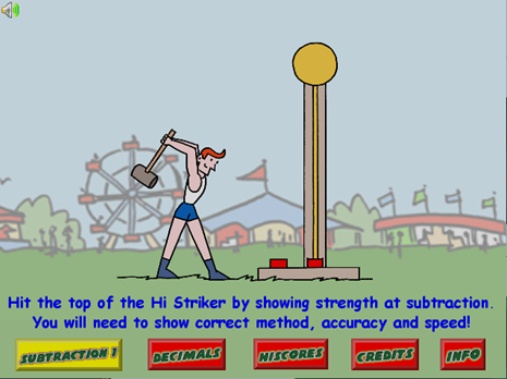 Screen shot of Strongman Challenge